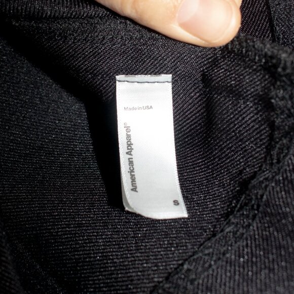 American Apparel Tennis Skirt, Size S, black - Picture 3 of 6